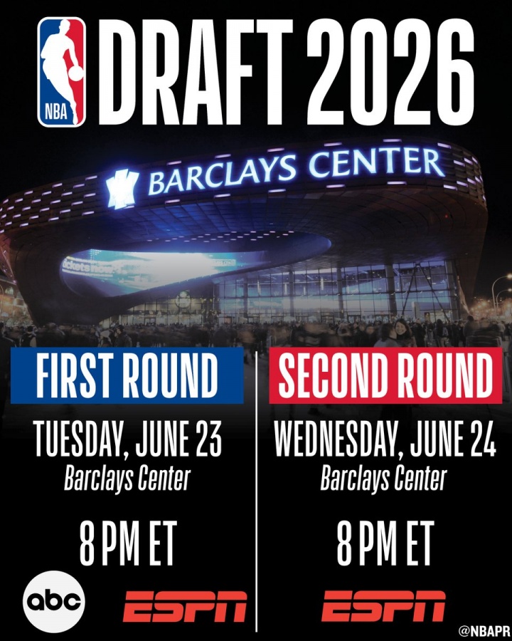 星空体育-超级大年来了！26年NBA选秀大会定档：6月24日首轮 25日次轮